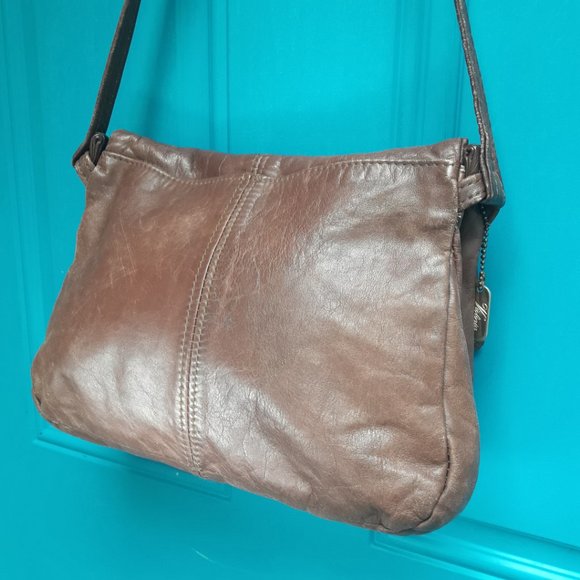 VICTORIA LEATHER CO Genuine Soft Leather Bag Purse Bohemian Rustic Crossbody - Picture 6 of 16